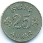 Исландия, 25 эйре 1962 год