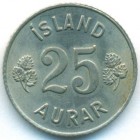 Исландия, 25 эйре 1965 год (UNC)