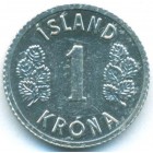 Исландия, 1 крона 1980 год