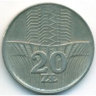Польша, 20 злотых 1973 год (UNC)