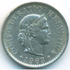 Швейцария, 5 раппенов 1963 год