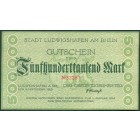 Германия, 500 000 марок 1923 год НОТГЕЛЬД