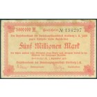 Германия, 5 000 000 марок 1923 год НОТГЕЛЬД