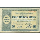 Германия, 1 000 000 марок 1923 год НОТГЕЛЬД