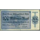 Германия, 100 000 000 марок 1923 год НОТГЕЛЬД