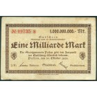 Германия, 1 000 000 000 марок 1923 год НОТГЕЛЬД