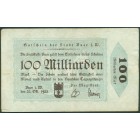 Германия, 100 000 000 000 марок 1923 год НОТГЕЛЬД