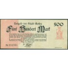 Германия, 500 марок 1922 год НОТГЕЛЬД