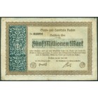 Германия, 5 000 000 марок 1923 год НОТГЕЛЬД