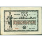 Германия, 100 000 000 марок 1923 год НОТГЕЛЬД