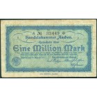 Германия, 1 000 000 марок 1923 год НОТГЕЛЬД