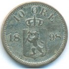 Норвегия, 10 эре 1898 год