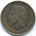 Франция, 5 сантимов 1864 год К