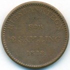 Дания, 12 скиллингов 1813 год