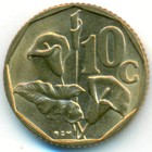 ЮАР, 10 центов 1990 год (UNC)