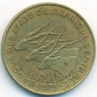 Центральные Африканские Штаты, 25 франков 1975 год