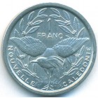 Новая Каледония, 1 франк 1973 год (UNC)