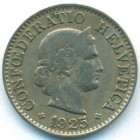 Швейцария, 5 раппенов 1925 год