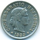 Швейцария, 5 раппенов 1939 год
