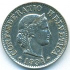 Швейцария, 5 раппенов 1934 год