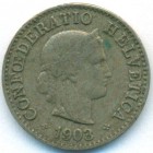 Швейцария, 5 раппенов 1903 год