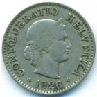 Швейцария, 5 раппенов 1926 год