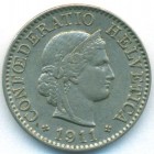Швейцария, 5 раппенов 1911 год