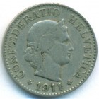 Швейцария, 5 раппенов 1911 год