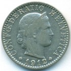 Швейцария, 20 раппенов 1912 год