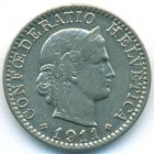 Швейцария, 20 раппенов 1911 год
