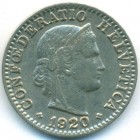 Швейцария, 20 раппенов 1920 год