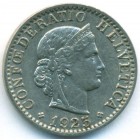 Швейцария, 20 раппенов 1925 год