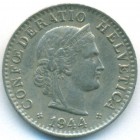 Швейцария, 20 раппенов 1944 год