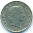 Швейцария, 20 раппенов 1939 год