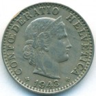 Швейцария, 20 раппенов 1943 год