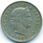 Швейцария, 20 раппенов 1943 год