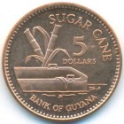 Гайана, 5 долларов 2008 год (UNC)