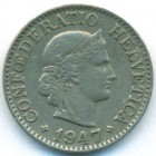 Швейцария, 10 раппенов 1947 год
