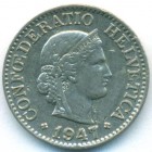 Швейцария, 10 раппенов 1947 год
