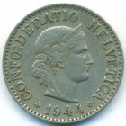 Швейцария, 10 раппенов 1944 год