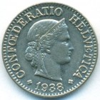 Швейцария, 10 раппенов 1938 год (AU)