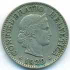 Швейцария, 10 раппенов 1929 год