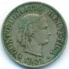 Швейцария, 10 раппенов 1921 год