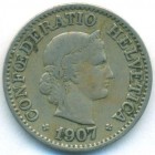 Швейцария, 10 раппенов 1907 год