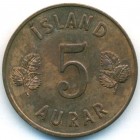 Исландия, 5 эйре 1961 год (AU)