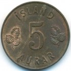 Исландия, 5 эйре 1961 год (AU)