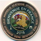 Франция, жетон 2016 год (PROOF)