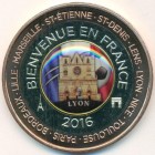 Франция, жетон 2016 год (PROOF)