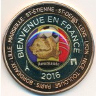 Франция, жетон 2016 год (PROOF)