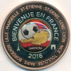 Франция, жетон 2016 год (PROOF)